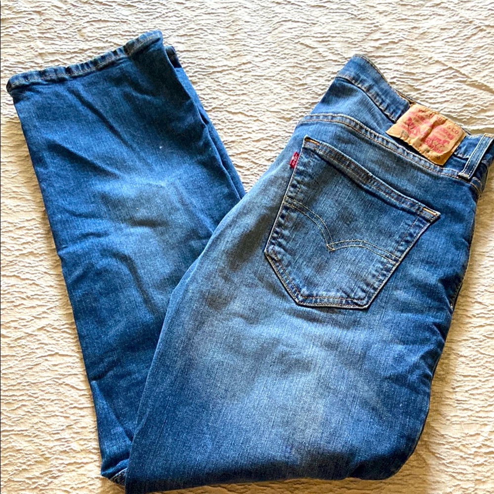 Levi’s 559 relaxed fit Classic Blue Denim Jeans men’s Sz 34 x 30
